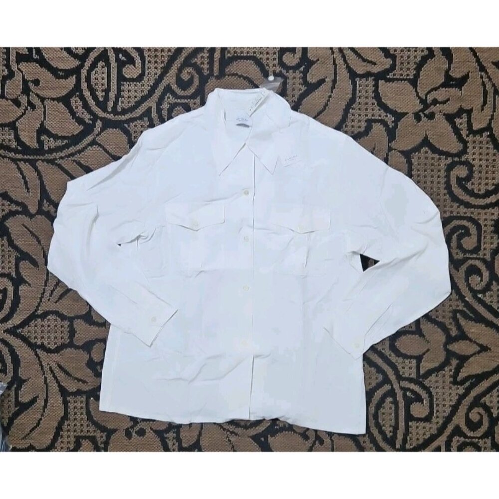 Madewell Pleat-Pocket Button-Up Shirt Large Alex Chung $128.00 White - Picture 4 of 7
